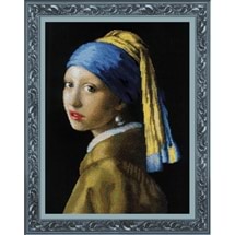 Girl with a Pearl Earring Counted Cross Stitch kit