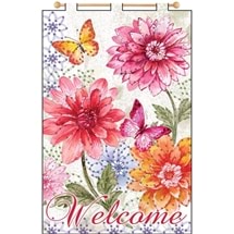 Welcome Spring Sequin Banner