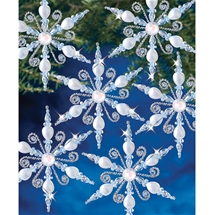 Light Sapphire Snowflakes