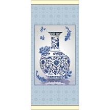 Oriental Blessing Peace Scroll