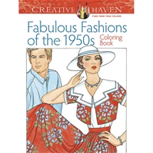 Fabulous Fashions of the 1950's Colouring
