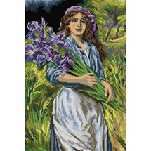 Iris Tapestry Canvas