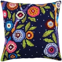 In Blossom Needlepoint Cushion
