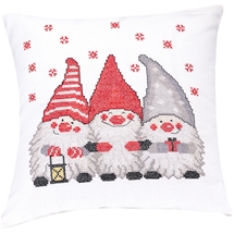 Trio of Gnomes Cushion