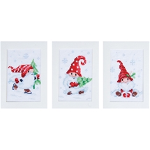 Christmas Gnomes Greeting Cards