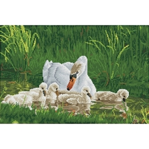 Mother Swan and Cynets Diamond Painting