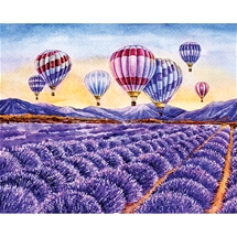 Balloons & Lavender Diamond Painting