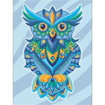 Colourful Owl Diamond Painting