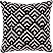 Black & White Needlepoint Cushion
