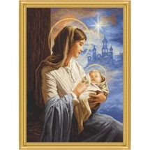 St Mary & The Child Counted Cross Stitch