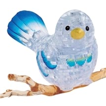 Glass Blue Bird 3D Crystal Puzzle