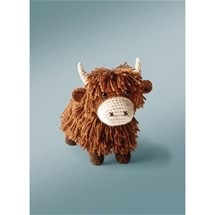 Highland Cow Brown Crochet