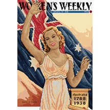 Australian Women's Weekly Girl with Flag