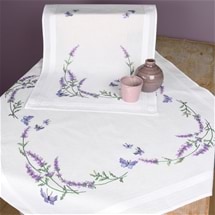 Lavender & Butterflies Stamped Embroidery kits