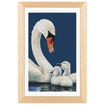 Swan & Cygnets Cross Stitch Kit