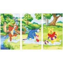 Winnie The Pooh Triptych Diamond Painting