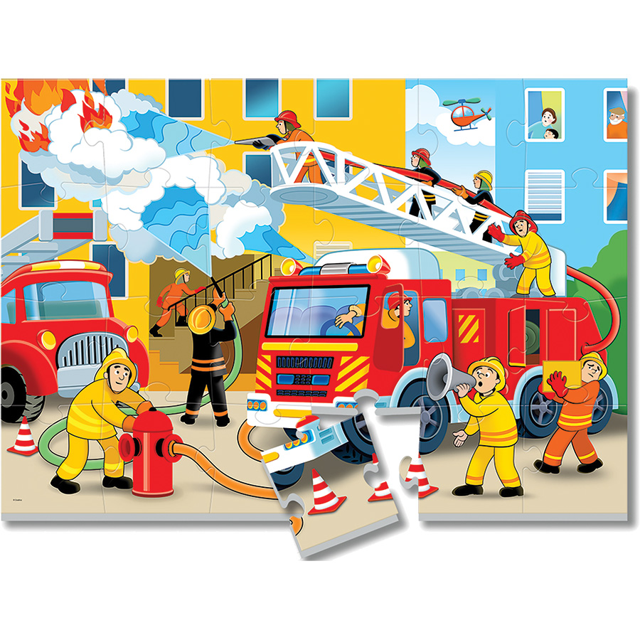 Fire Fighters Floor Puzzle The Fox Collection   70387 